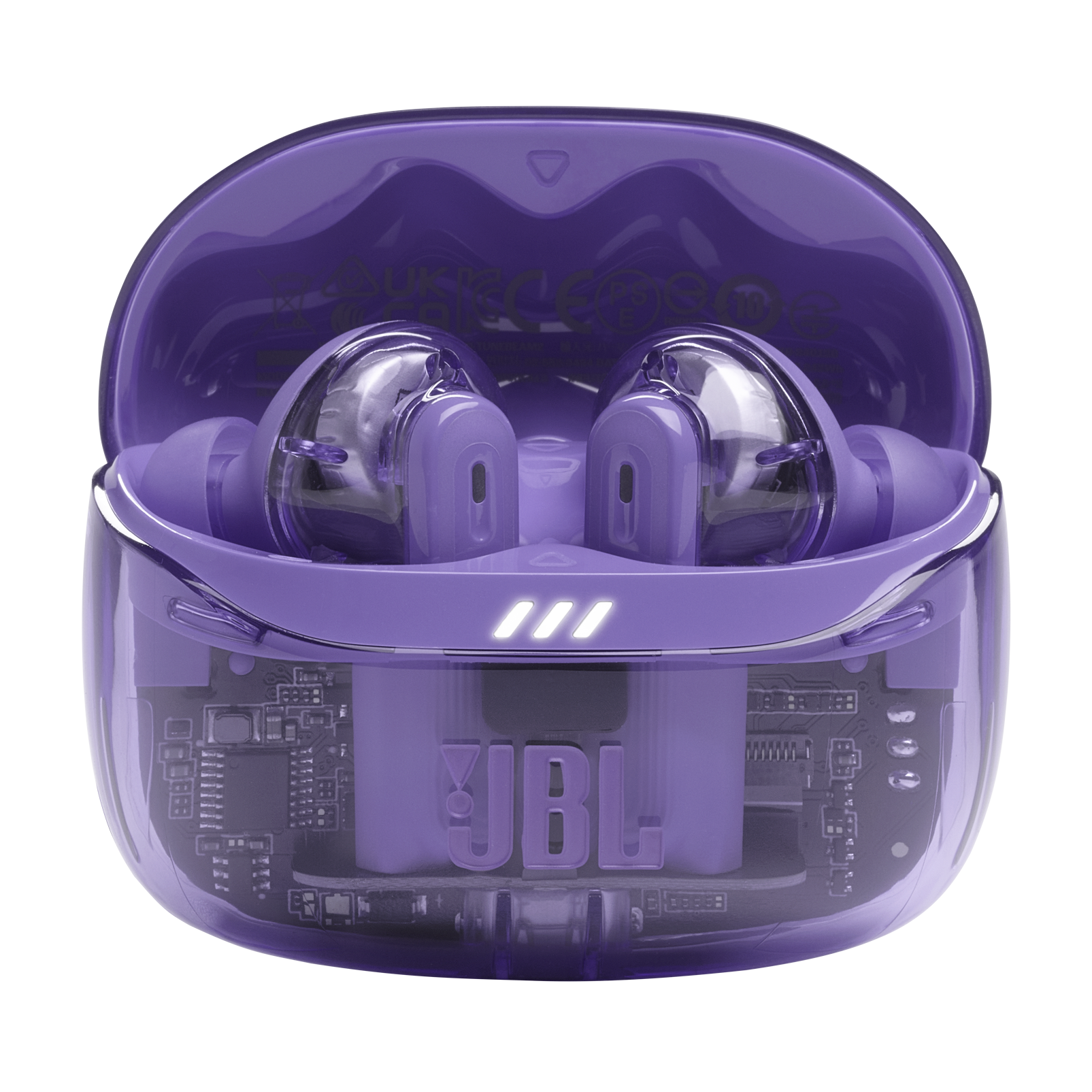 JBL Tune Beam 2 - Ghost Mauve - True Wireless Noise Cancelling Earbuds - Detailshot 1